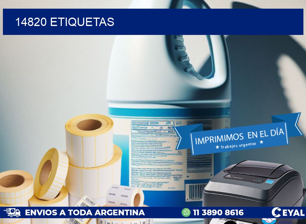 14820 ETIQUETAS