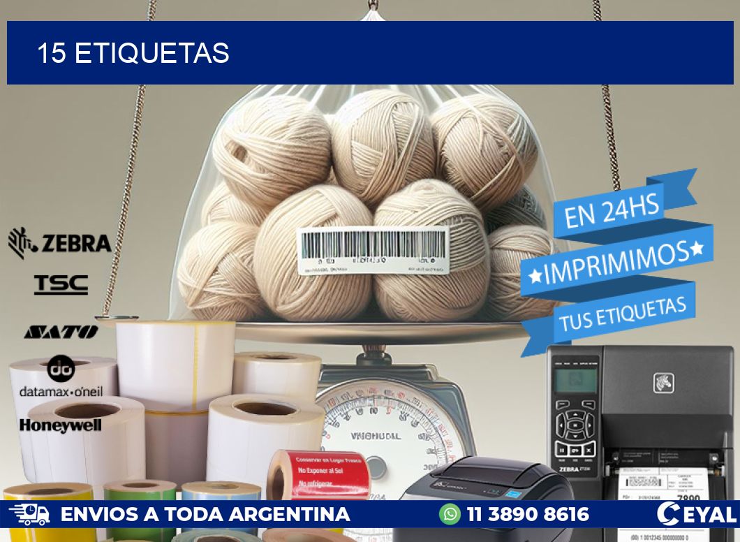 15 ETIQUETAS