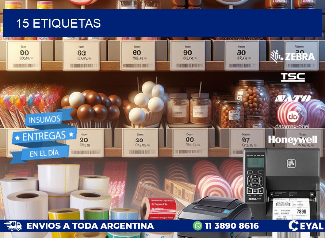 15 ETIQUETAS