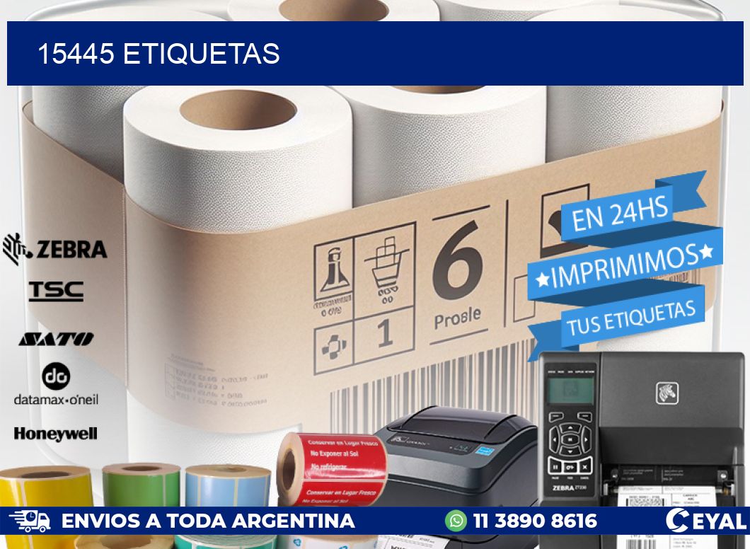 15445 ETIQUETAS