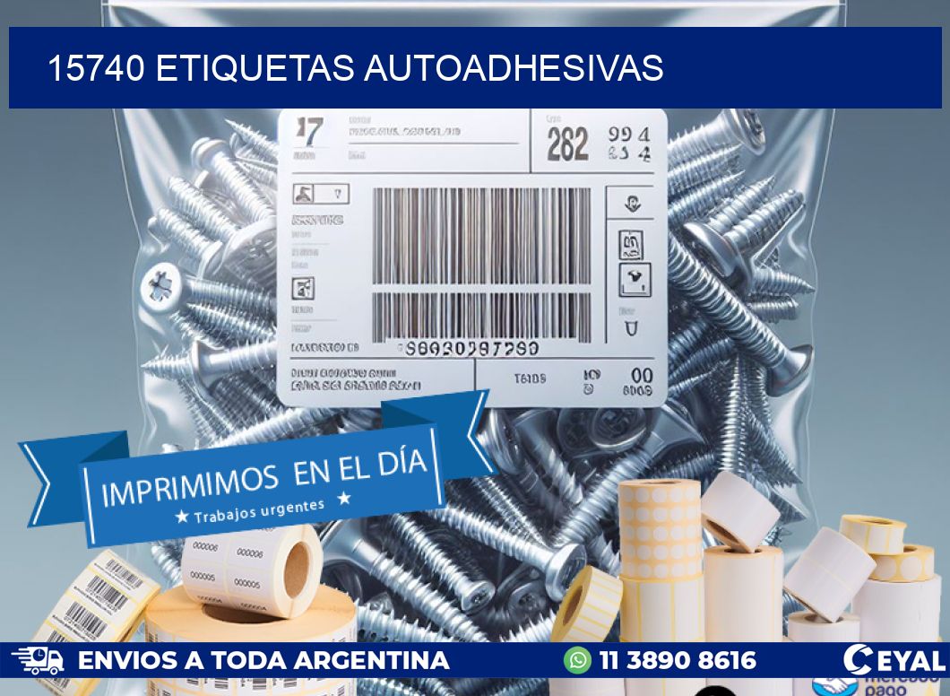 15740 ETIQUETAS AUTOADHESIVAS