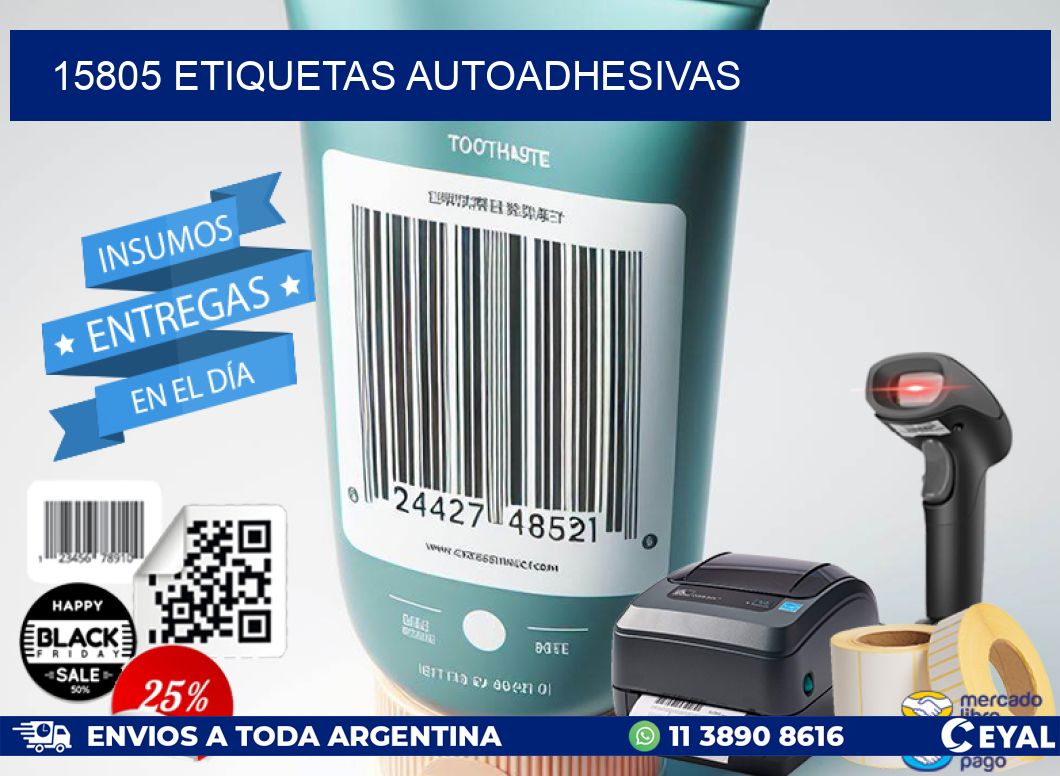 15805 ETIQUETAS AUTOADHESIVAS