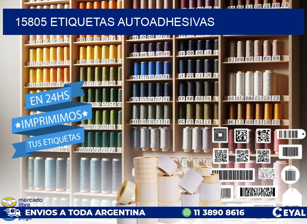 15805 ETIQUETAS AUTOADHESIVAS