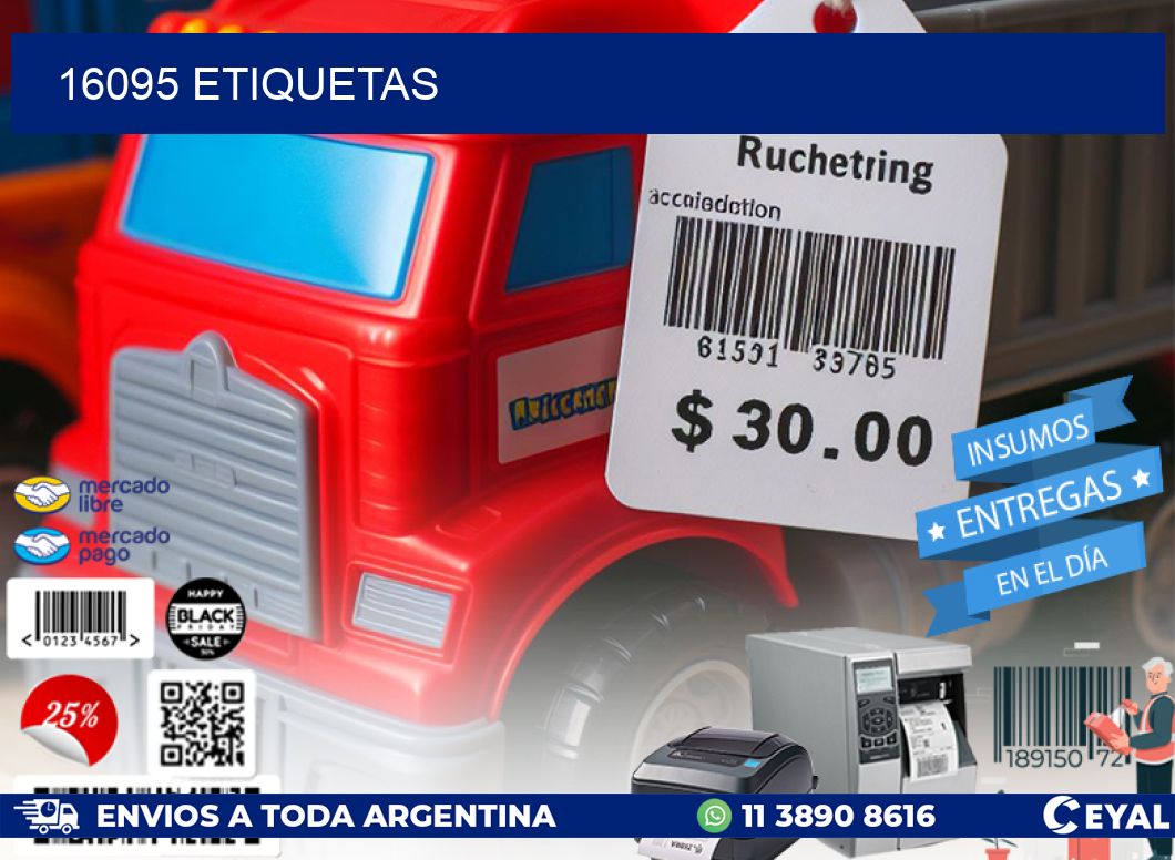 16095 ETIQUETAS