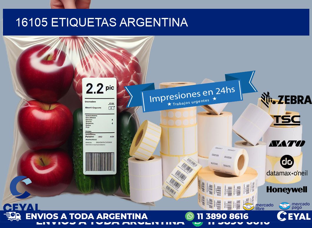 16105 ETIQUETAS ARGENTINA