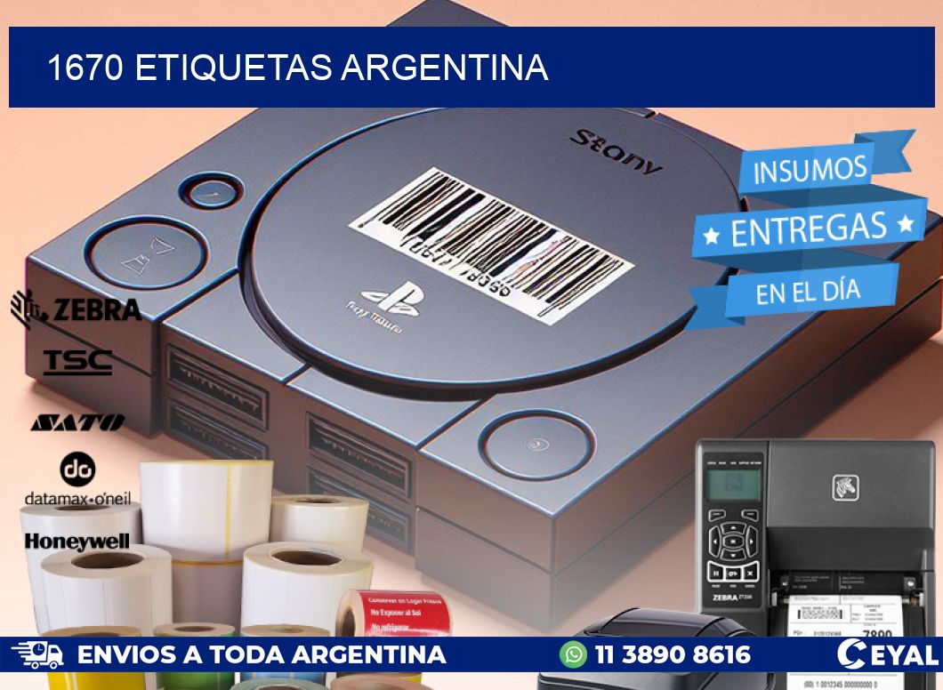 1670 ETIQUETAS ARGENTINA