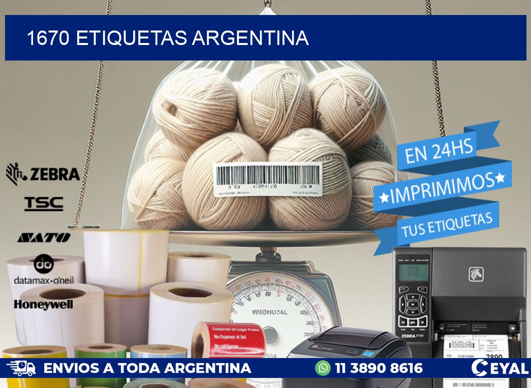 1670 ETIQUETAS ARGENTINA