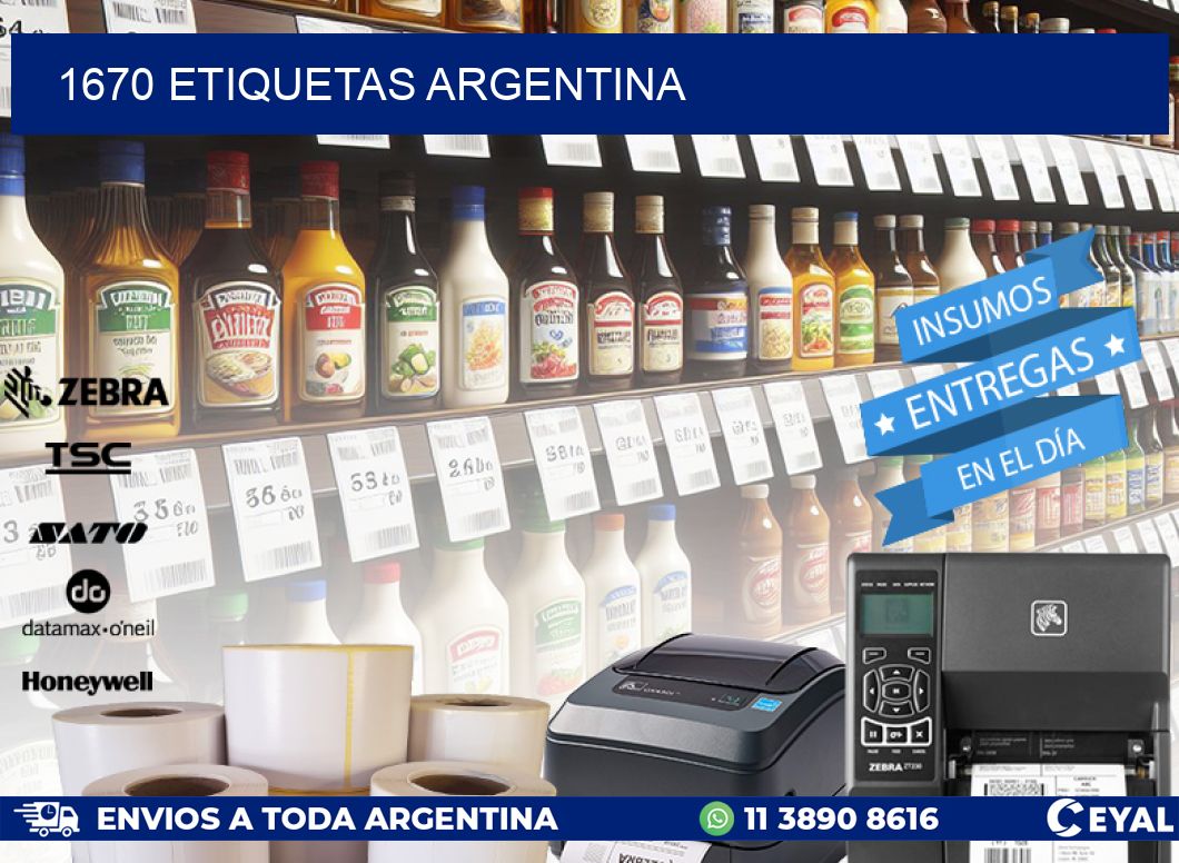 1670 ETIQUETAS ARGENTINA