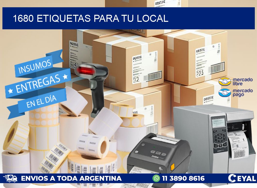 1680 ETIQUETAS PARA TU LOCAL