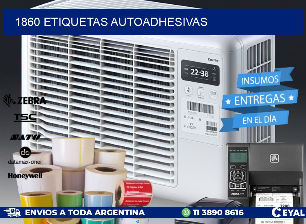 1860 ETIQUETAS AUTOADHESIVAS