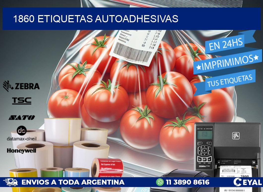 1860 ETIQUETAS AUTOADHESIVAS