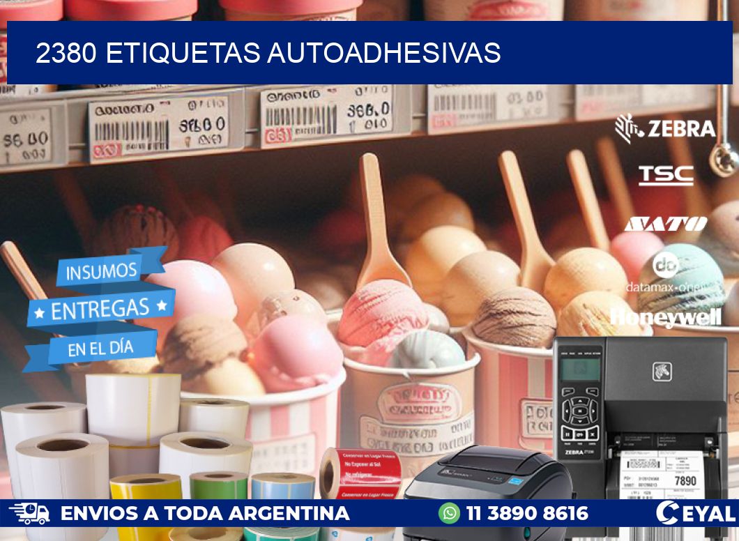 2380 ETIQUETAS AUTOADHESIVAS