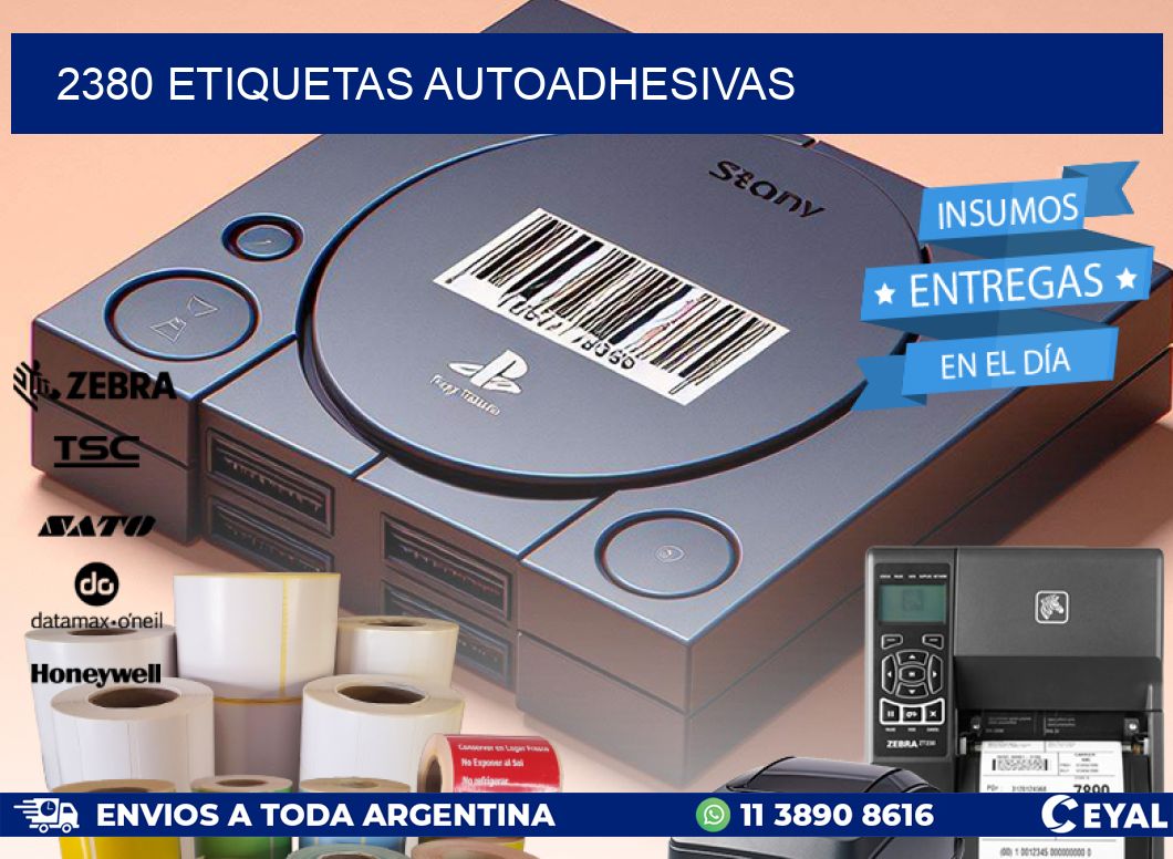 2380 ETIQUETAS AUTOADHESIVAS