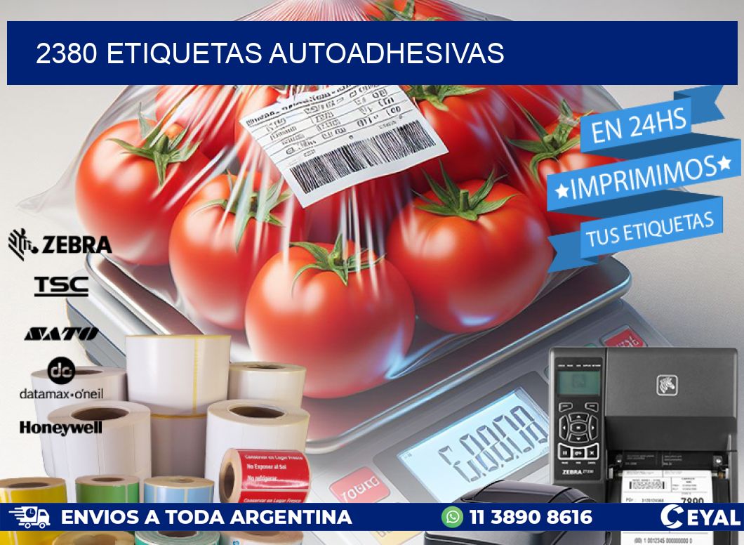 2380 ETIQUETAS AUTOADHESIVAS