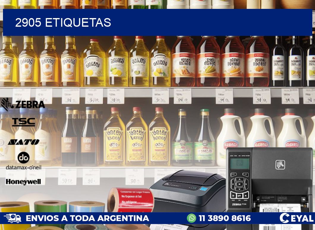 2905 ETIQUETAS