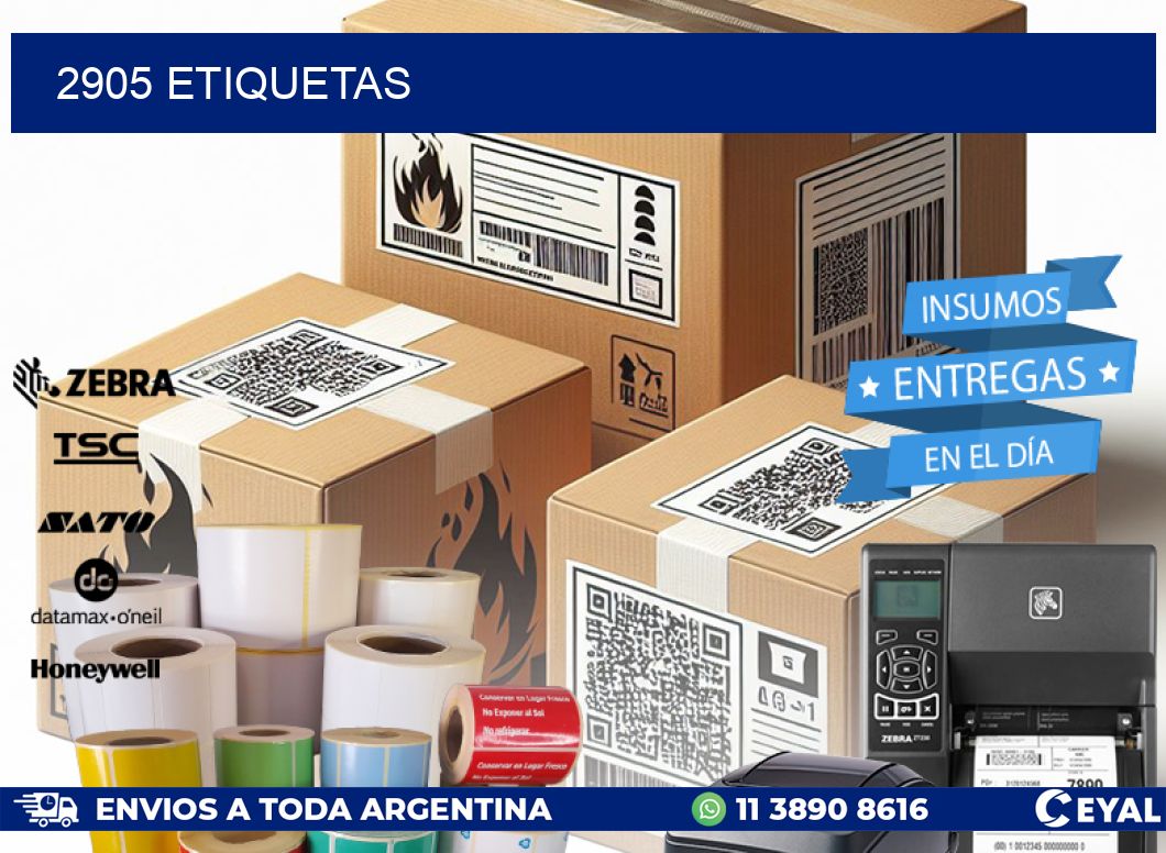 2905 ETIQUETAS