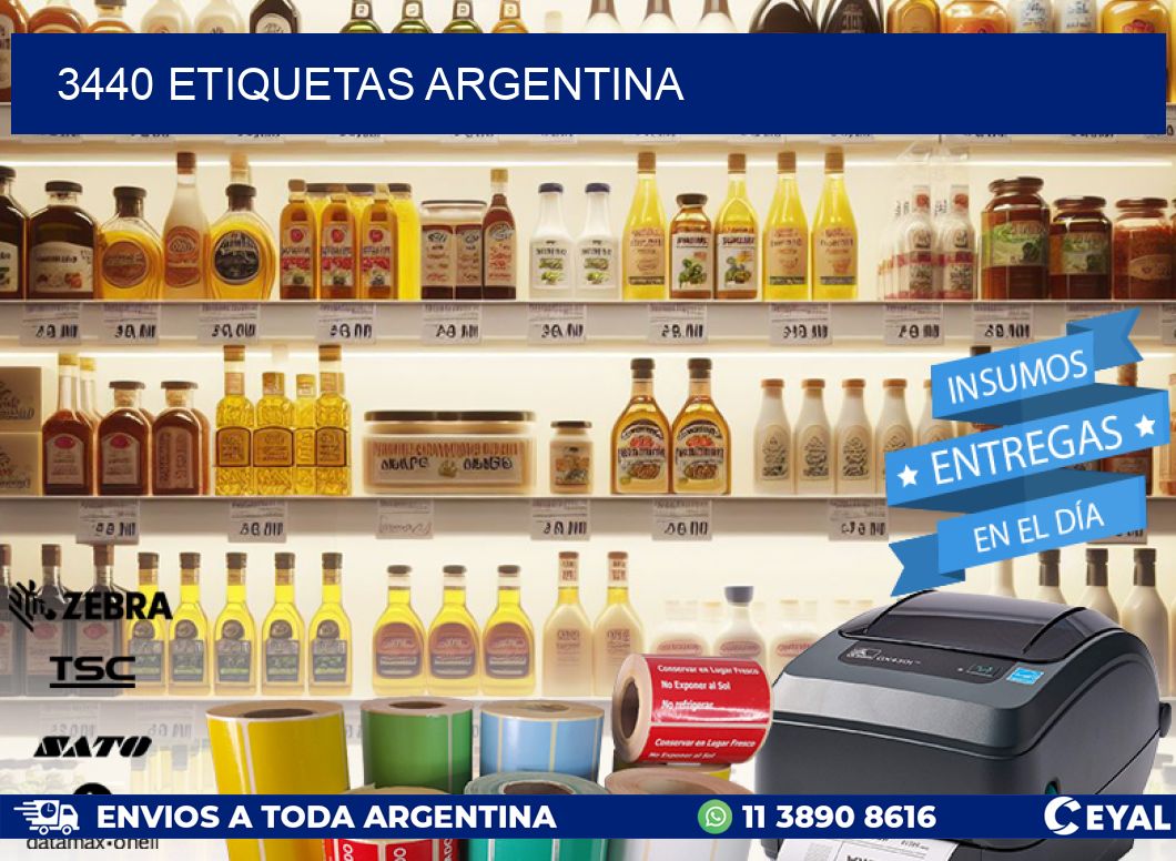 3440 ETIQUETAS ARGENTINA