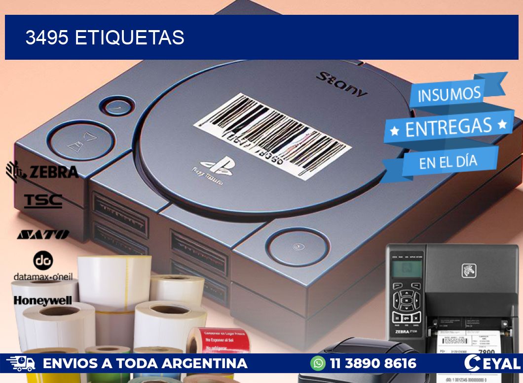 3495 ETIQUETAS