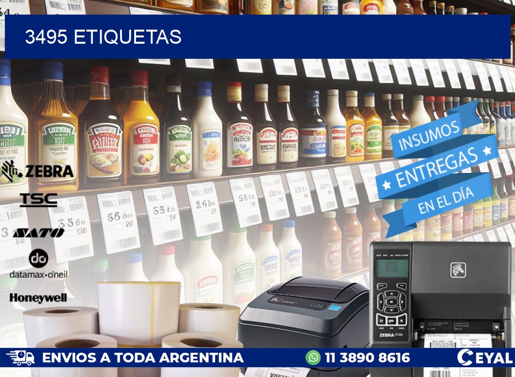 3495 ETIQUETAS