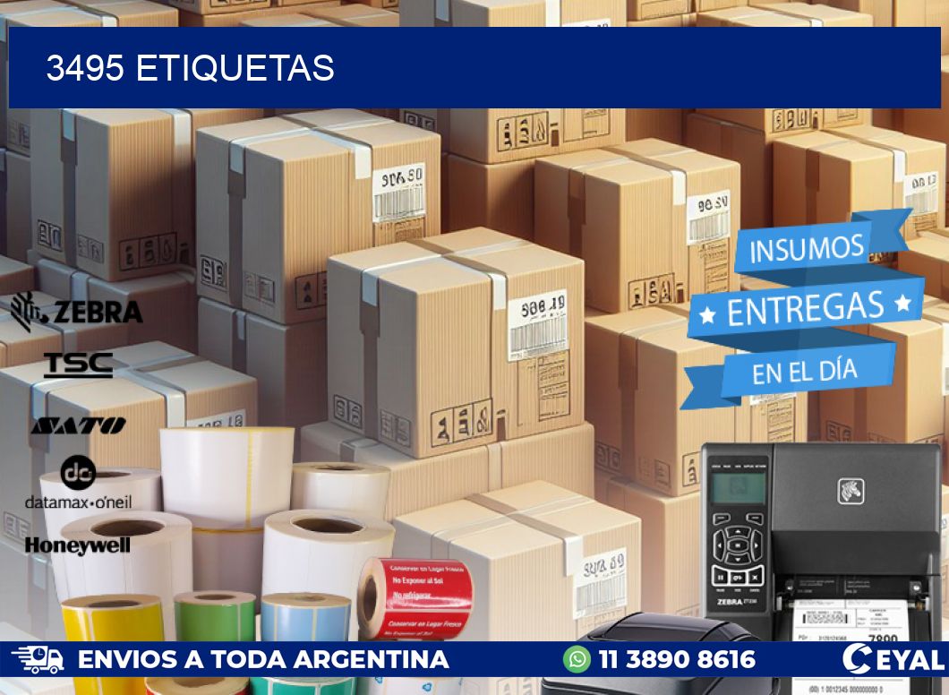 3495 ETIQUETAS