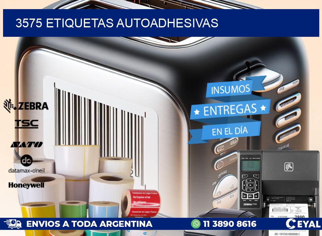 3575 ETIQUETAS AUTOADHESIVAS