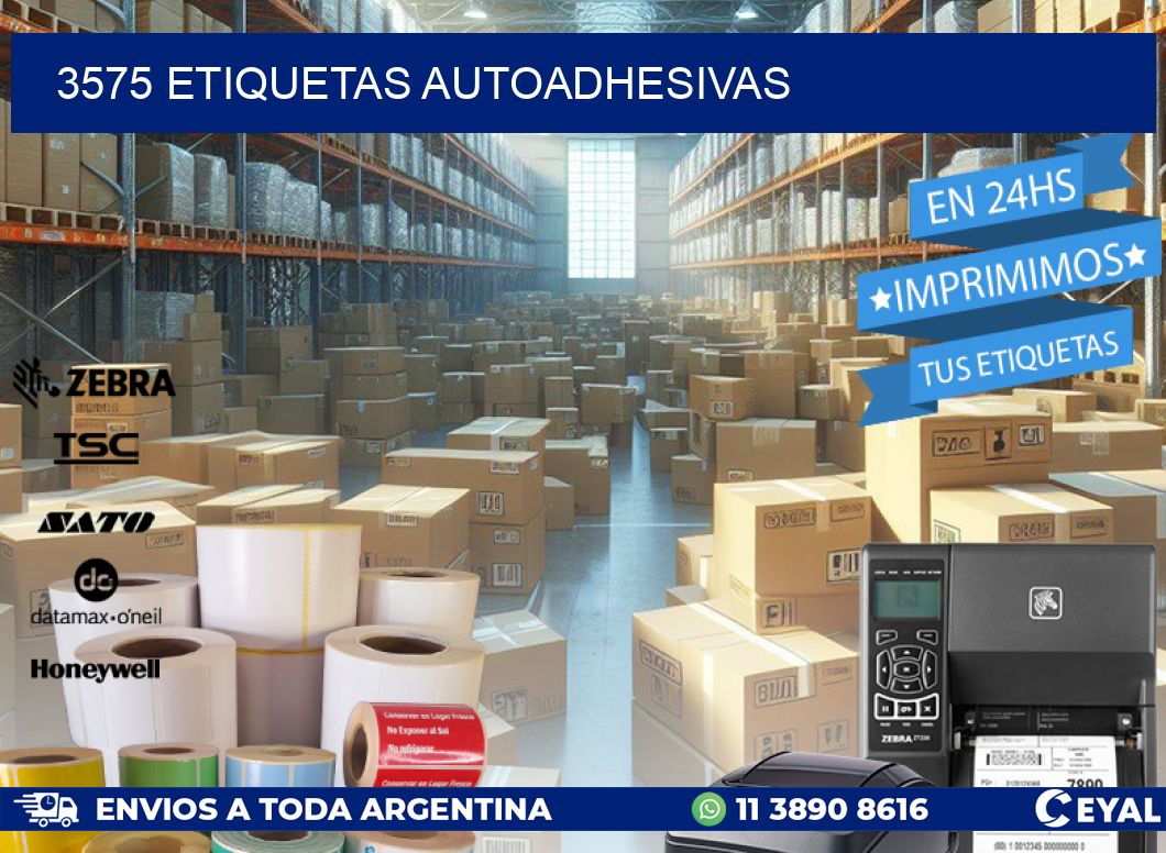 3575 ETIQUETAS AUTOADHESIVAS