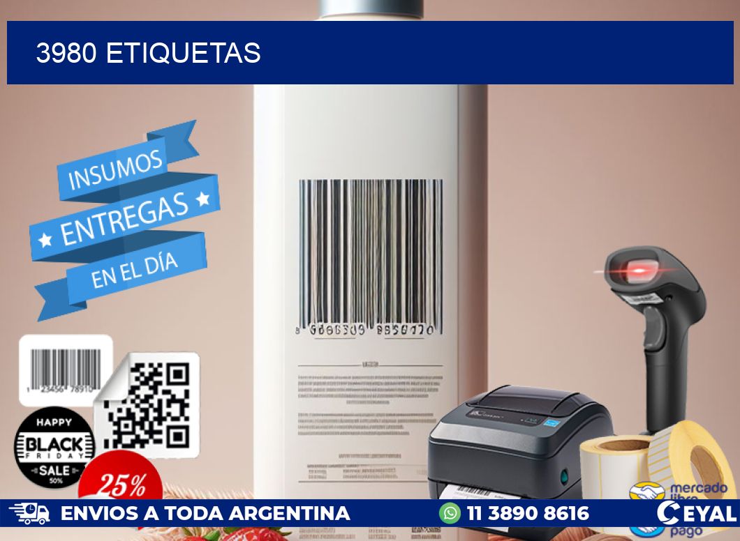 3980 ETIQUETAS