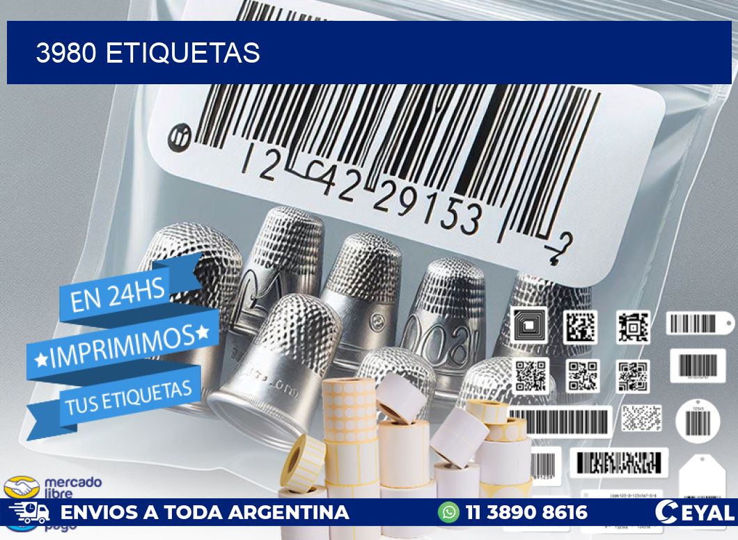 3980 ETIQUETAS