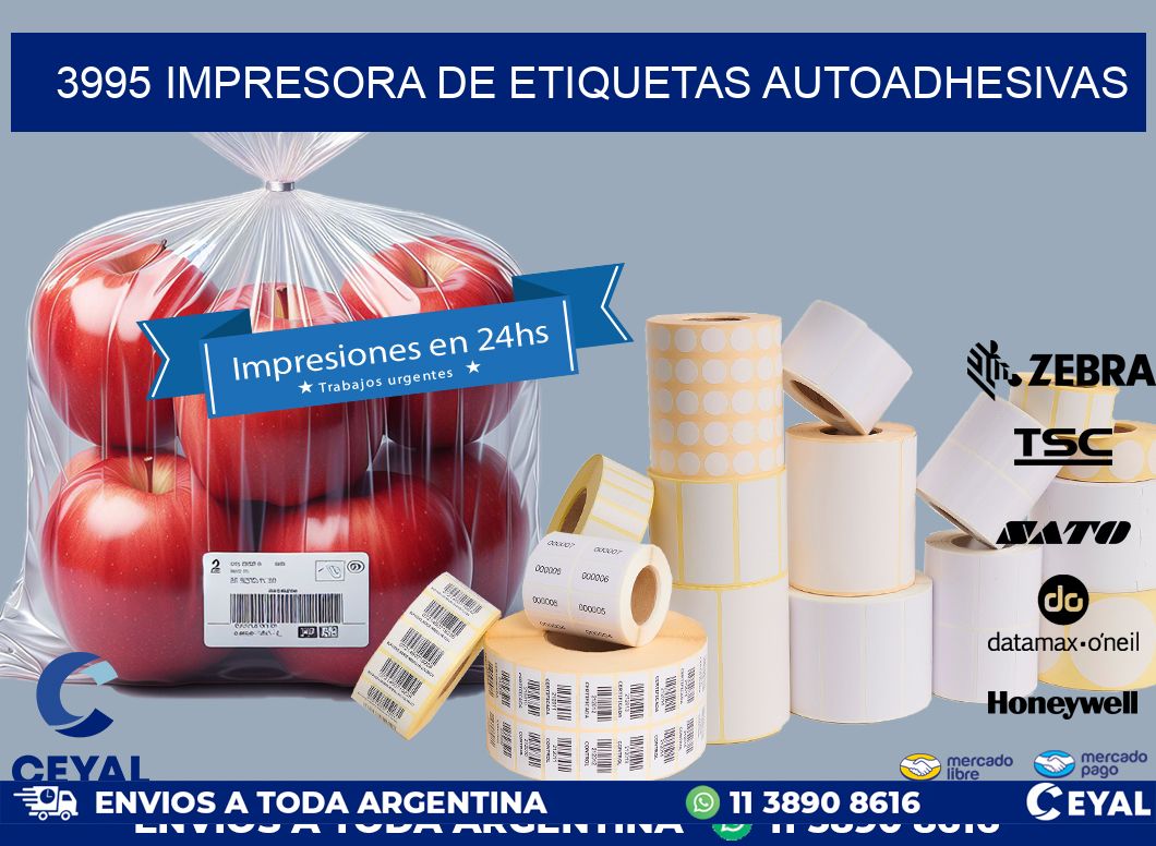 3995 IMPRESORA DE ETIQUETAS AUTOADHESIVAS
