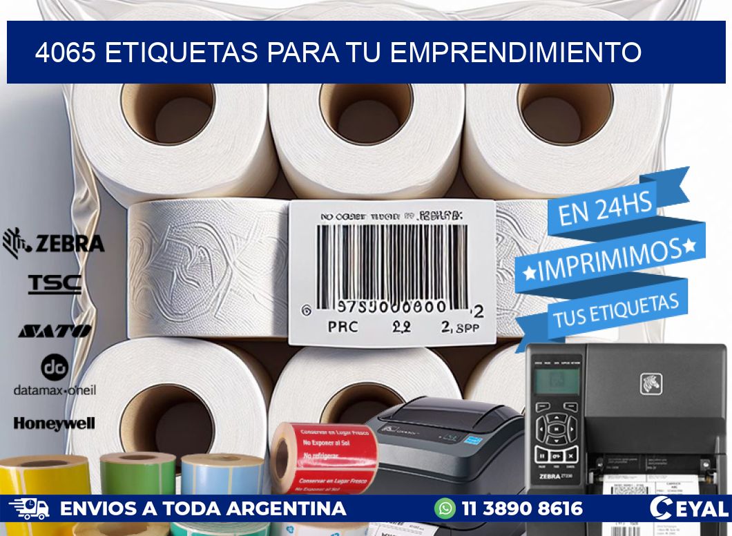 4065 ETIQUETAS PARA TU EMPRENDIMIENTO