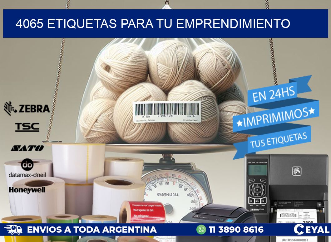 4065 ETIQUETAS PARA TU EMPRENDIMIENTO