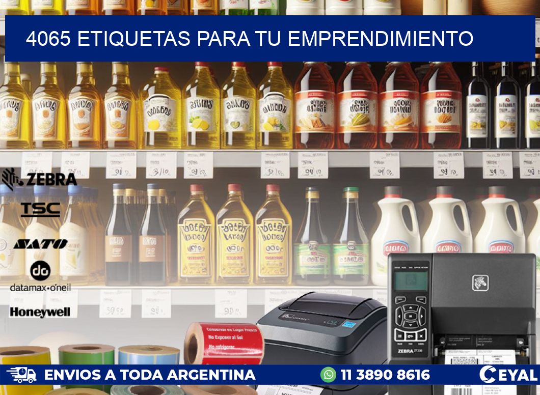 4065 ETIQUETAS PARA TU EMPRENDIMIENTO