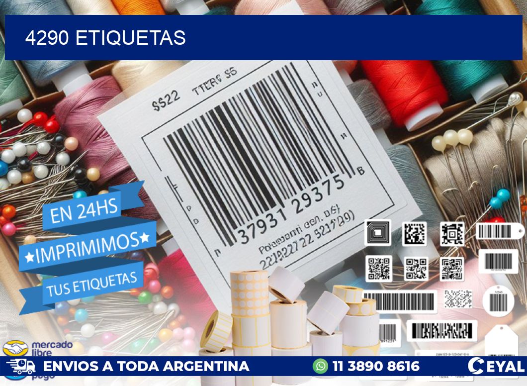 4290 ETIQUETAS