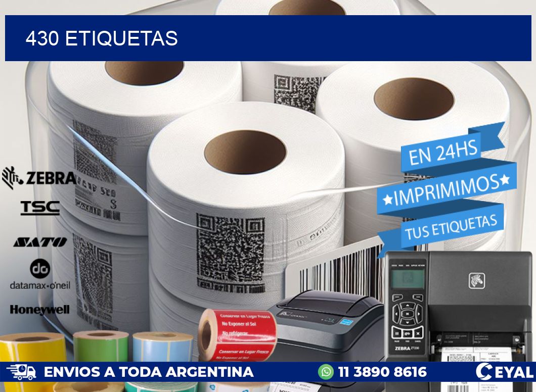 430 ETIQUETAS