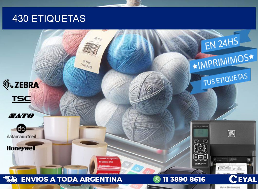 430 ETIQUETAS