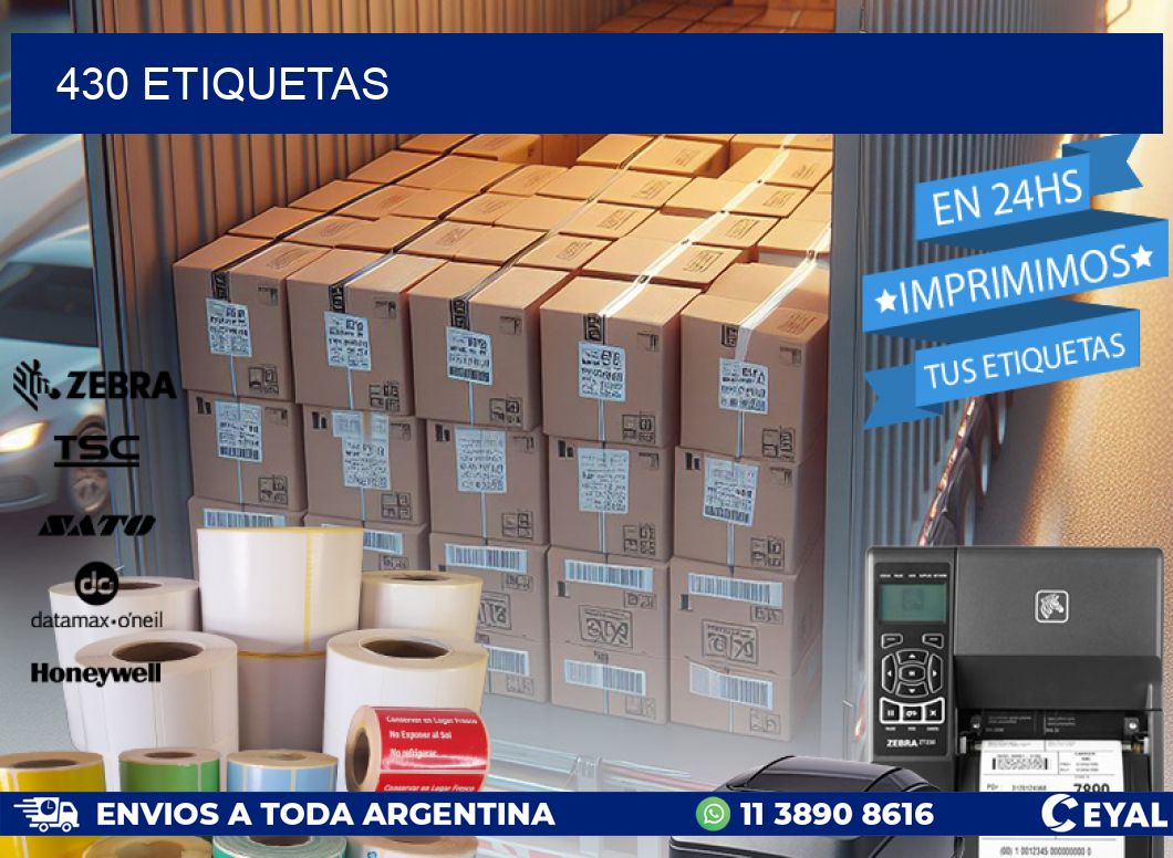 430 ETIQUETAS