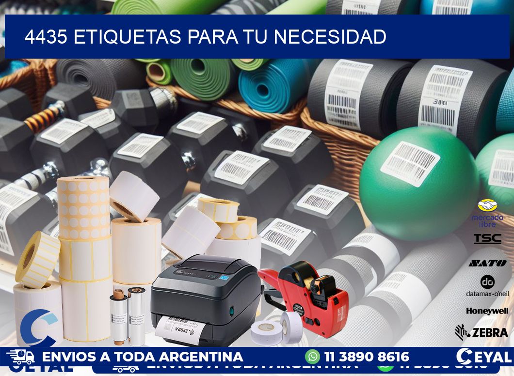 4435 ETIQUETAS PARA TU NECESIDAD