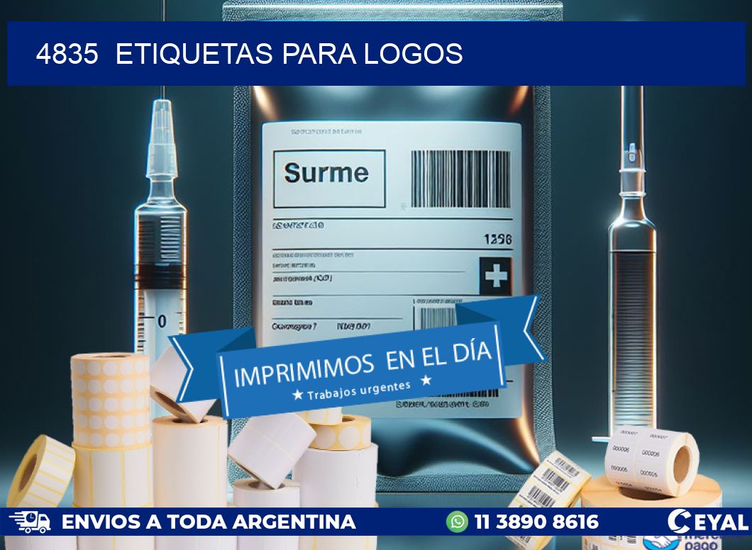 4835  ETIQUETAS PARA LOGOS