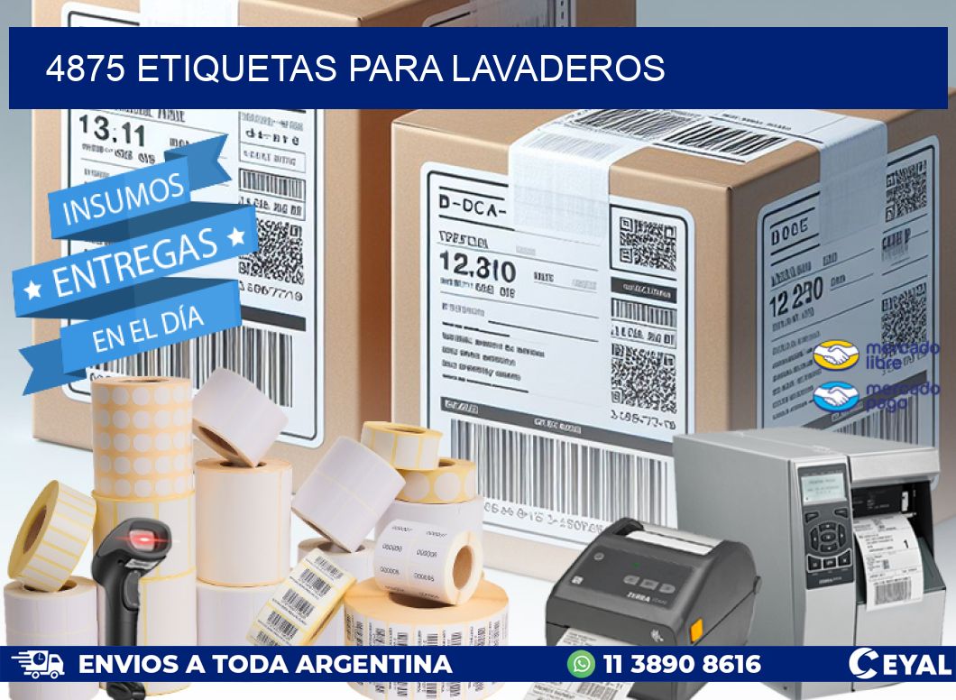 4875 ETIQUETAS PARA LAVADEROS