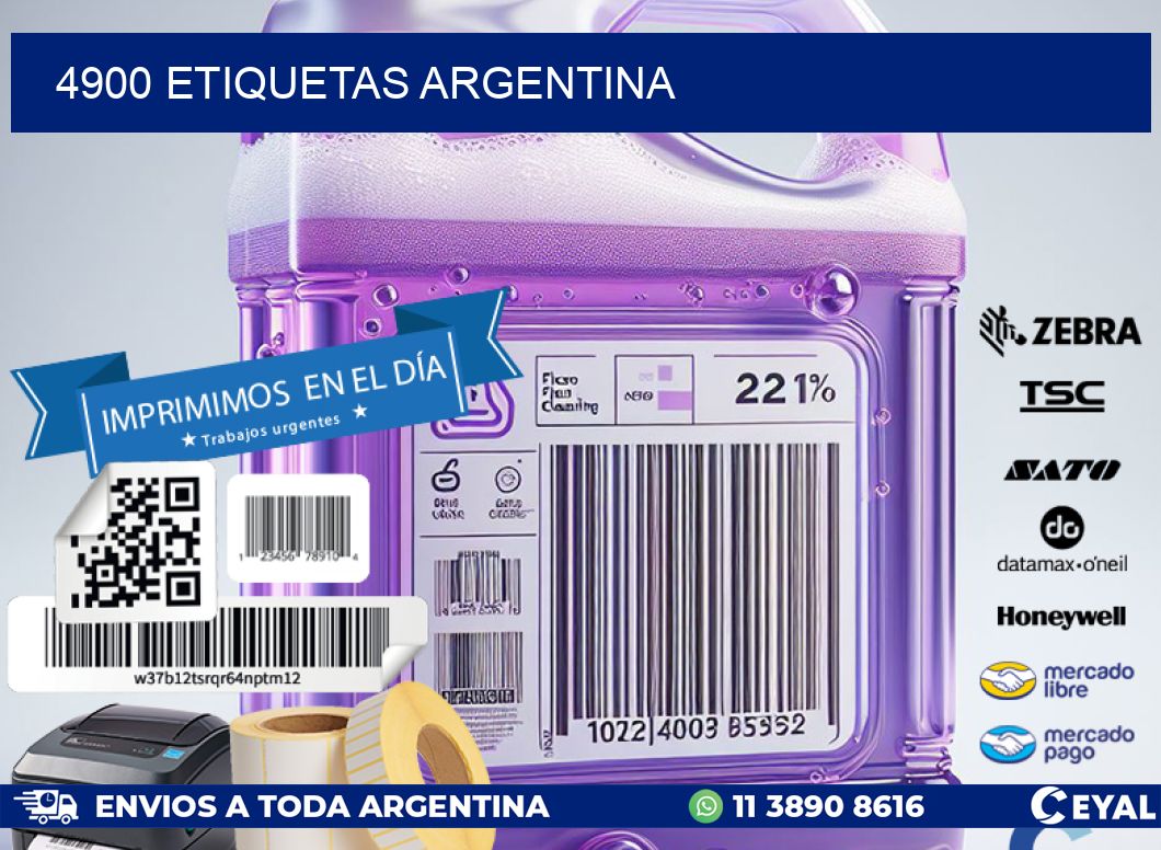 4900 ETIQUETAS ARGENTINA