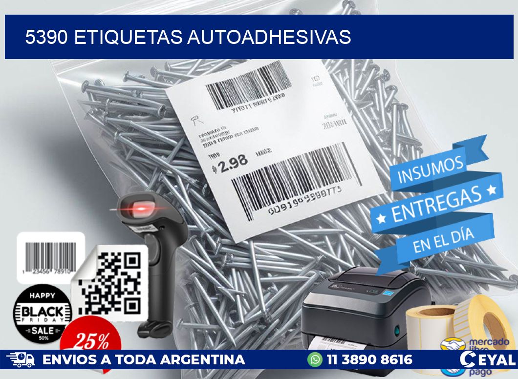 5390 ETIQUETAS AUTOADHESIVAS