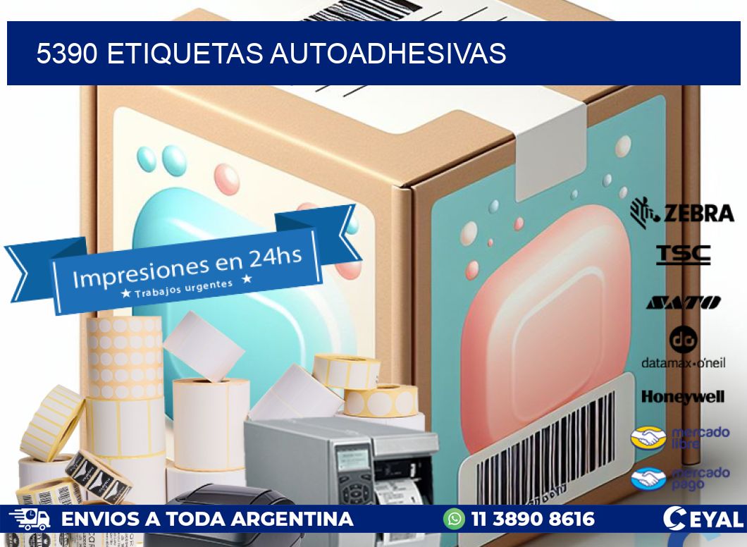 5390 ETIQUETAS AUTOADHESIVAS