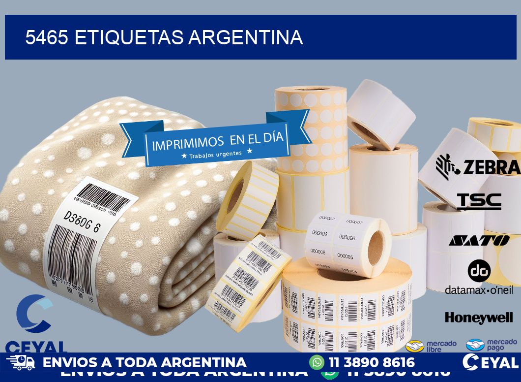 5465 ETIQUETAS ARGENTINA