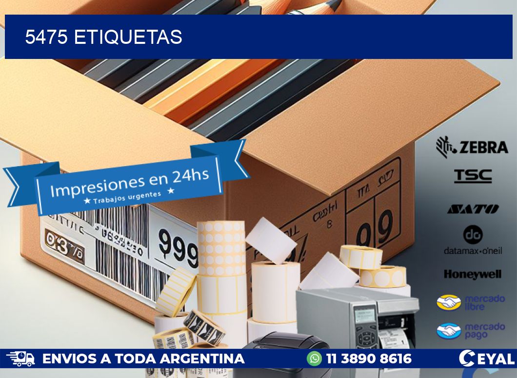 5475 ETIQUETAS