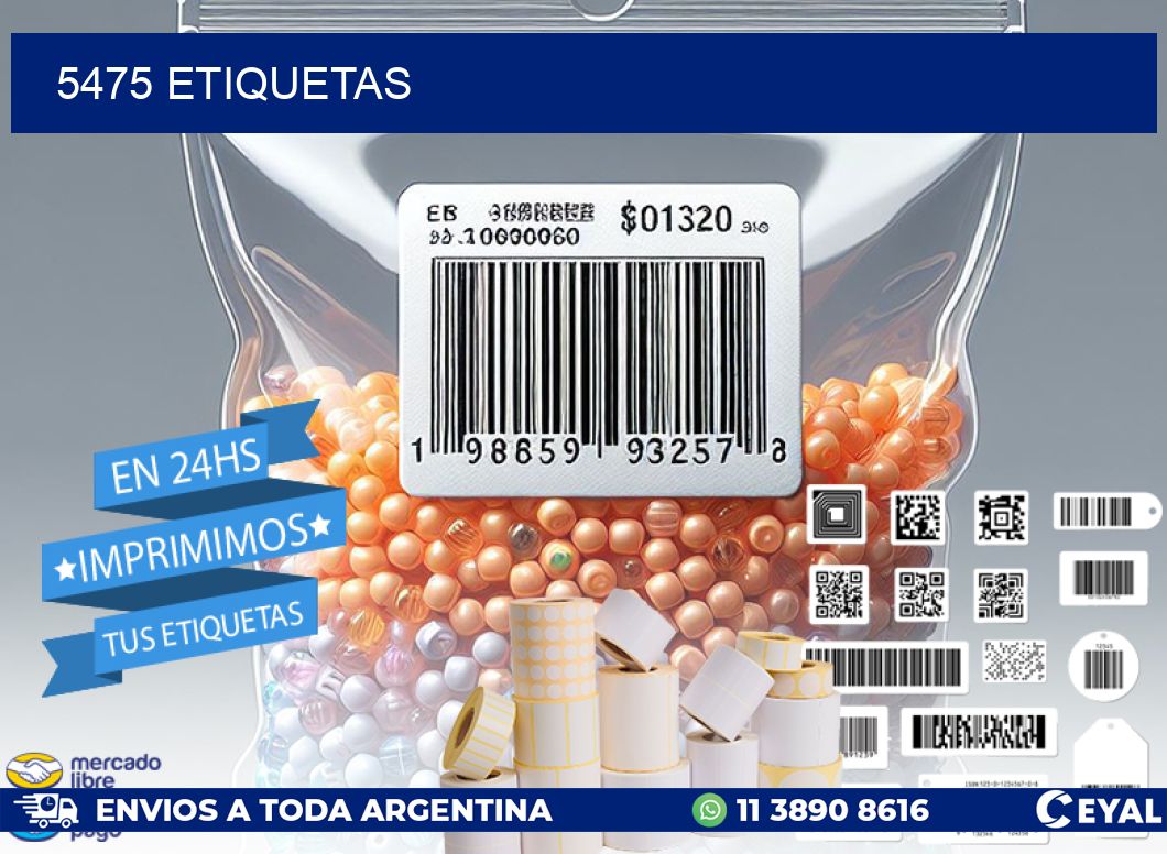 5475 ETIQUETAS