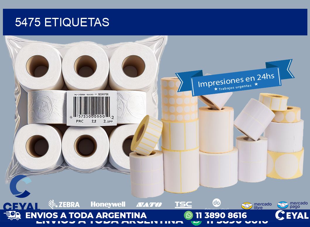 5475 ETIQUETAS