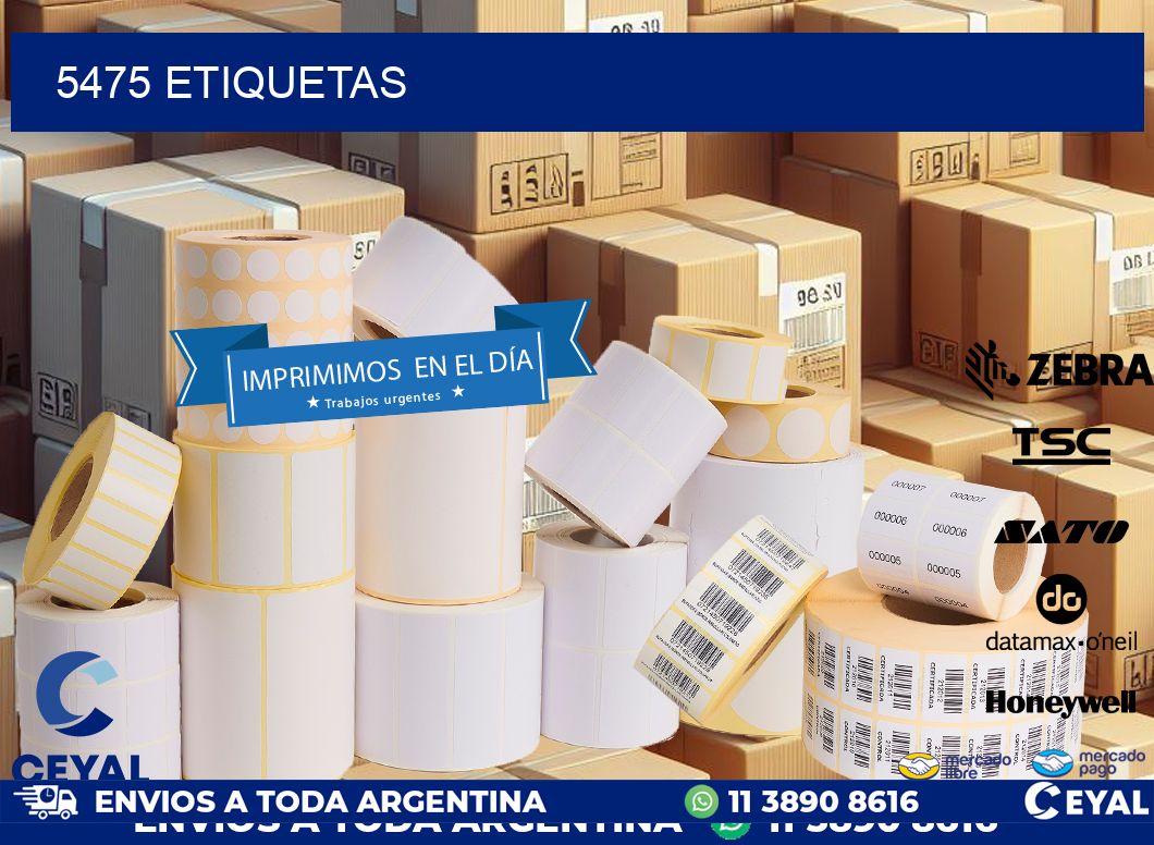 5475 ETIQUETAS