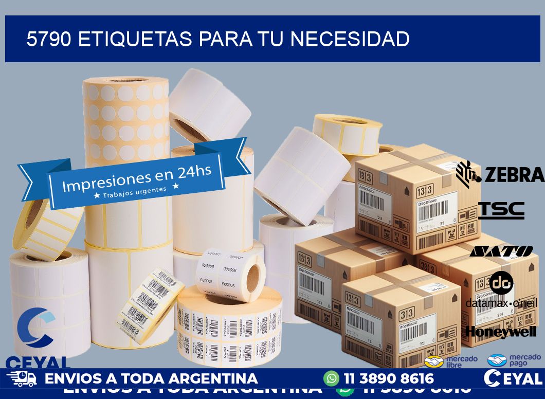 5790 ETIQUETAS PARA TU NECESIDAD