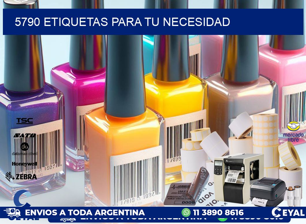 5790 ETIQUETAS PARA TU NECESIDAD