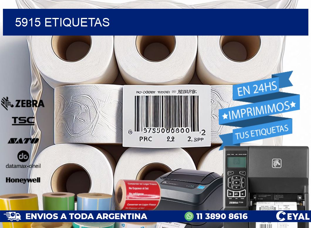 5915 ETIQUETAS
